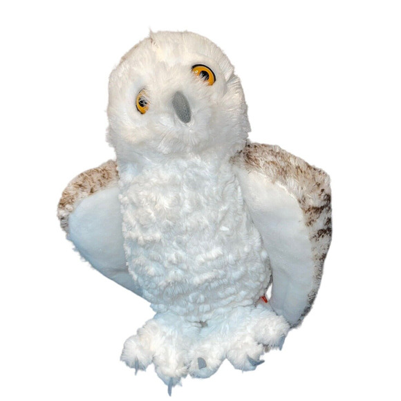 Wild Republic Plush Owl Snow Stuffed Animal Nursery Mother Baby 13” Forest Lot 2 - Picture 4 of 15